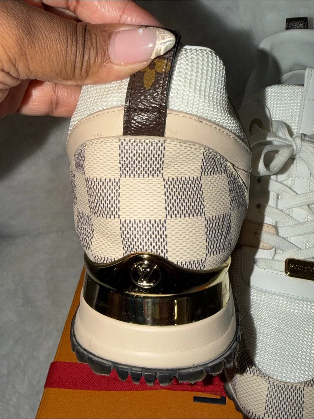 Louis Vuitton Damier Azur Runaway Sneakers- SIZE 39